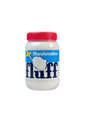 Pot Marshmallow Fluff wit met rode dop – luchtige Amerikaanse marshmallow smeerpasta 213 gram

