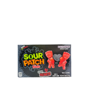 Verpakking Sour Patch Kids Sour Hearts met zwarte framboos smaak – zacht en zuur snoep 87 gram

