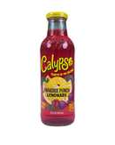 Fles Calypso Paradise Punch Lemonade met tropische fruitsmaak en citroenstukjes

