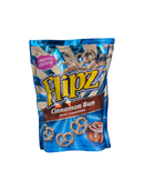 Zak Flipz pretzels met cinnamon bun smaak, limited edition zoete snack

