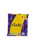 Cadbury Flake chocolade 4-pack met paarse en gele verpakking

