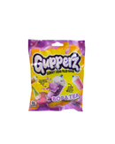Zakje Gupperz gummy boba tea snoepjes met vloeibare vulling en kleurrijke bubble tea designs

