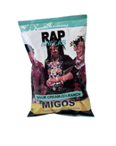 Zak Rap Snacks chips met Migos en sour cream ranch smaak

