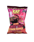 Zak Rick Ross Rap Snacks chips met sweet chili en lemon pepper smaak

