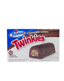 Hostess Chocolate Lovers Twinkies verpakking met 10 chocolade cakejes met crèmevulling