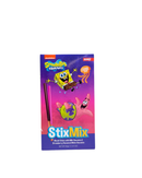 SpongeBob StixMix met chocoladesticks in melkchocolade en aardbei-witte chocolade

