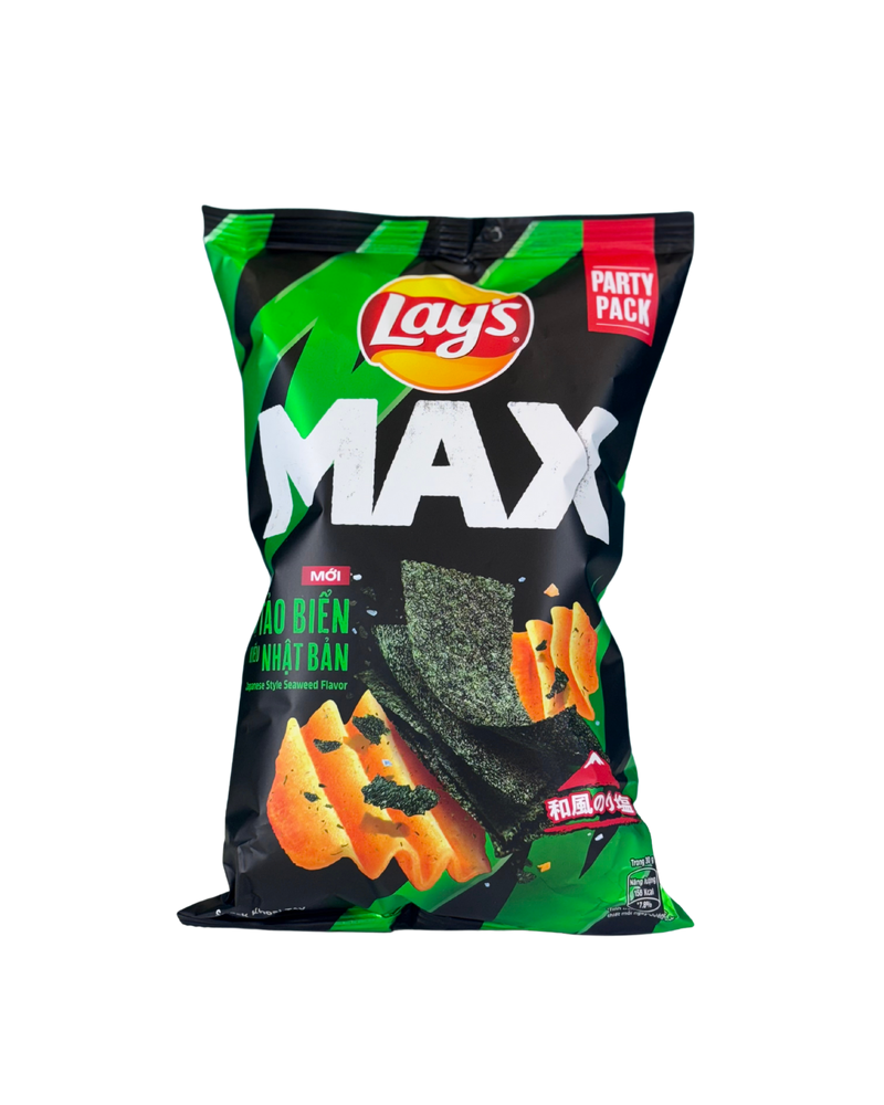 Zak Lay's MAX chips met Japanse zeewiersmaak in party pack formaat
