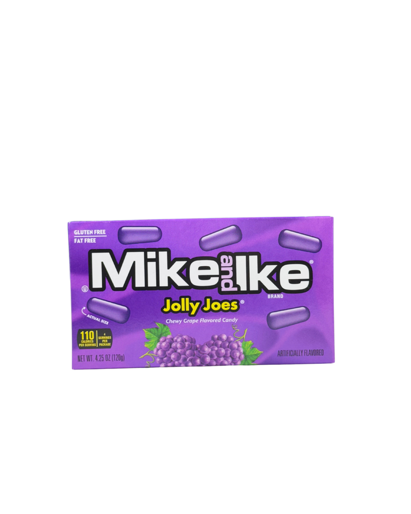 Fan van druif? Mike and Ike Jolly Joes zijn zachte, chewy snoepjes boordevol grape flavour. Een Amerikaanse klassieker, nu te scoren bij Sugar Shack!

