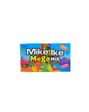 Verpakking Mike and Ike Mega Mix snoep met 10 fruitsmaken

