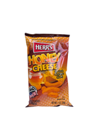 Zak Herr’s Honey Cheese gekrulde maissnack met honing en kaas smaak

