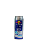 Zilveren blik Red Bull Extra met Chinese tekst en blauwe accenten, 250ml