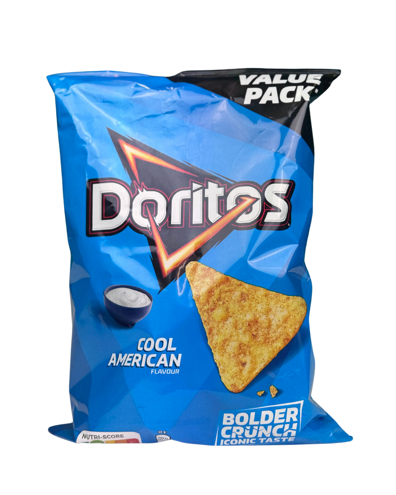 Zak Doritos Cool American tortilla chips met romige smaak, verkrijgbaar bij Sugar Shack Amsterdam

