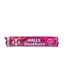 Roze verpakking Halls Soothers met zachte kersensmaak, keelsnoep

