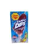 Blauwe verpakking met colasmaak lolly en knettersnoep van Chupa Chups