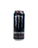 Zwart blik Monster Ultra Black energiedrank met rood-witte accenten en suikervrije formule
