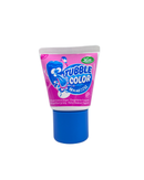 Roze tube met framboos-kauwgom van Lutti, in tandpastavorm
