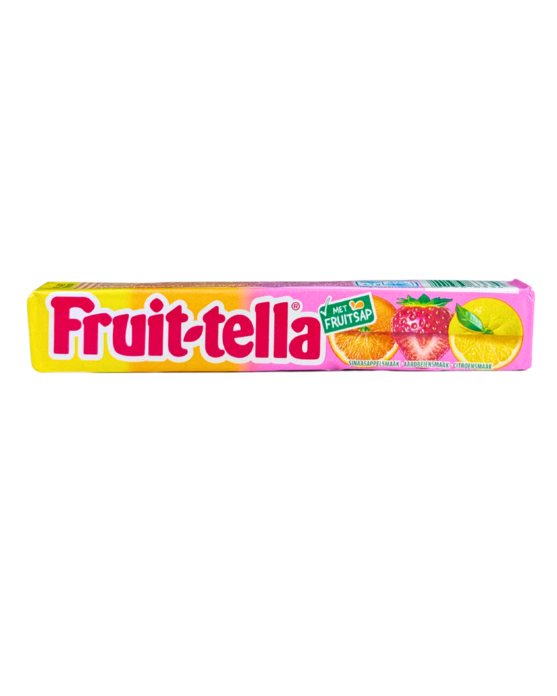 Fruitella snoepjes met fruitsap in sinaasappel-, aardbei- en citroensmaak