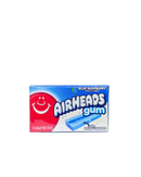 Blauwe verpakking Airheads kauwgom met blauwe framboos smaak

