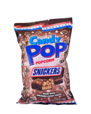 Zak Candy Pop popcorn met Snickers smaak en stukjes Snickers-candybars
